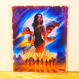 *3 for $30* Firefly - Signed  & Numbered 8x10 Art Print - BAM Box - Fire Fly